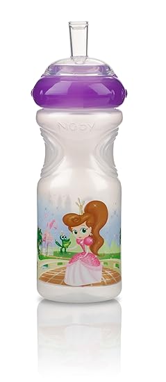 Nuby Printed Sports Sipper-Princess (Colours May Vary)