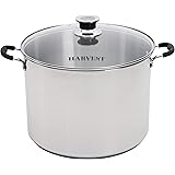 Kitchen Crop VKP Brands Canner, Holds 7 Quart Jars, 20 Quart Liquid Capacity, Silver