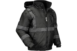 Ergodyne unisex-adult Glowear 8377ev Reflective BomberWinter Jacket
