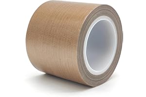 GXF Teflon Tape, 2 in 30 FT Fabric PTFE Tape for Hand or Vacuum Impulse Sealer Machine, PTFE Coated Adhesive Tape for FoodSaver, Seal A Meal, Weston etc.