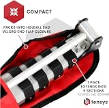 TENSYS Telescopic Height Measuring Stick 5m Folding Steel Pole with Bag view 4