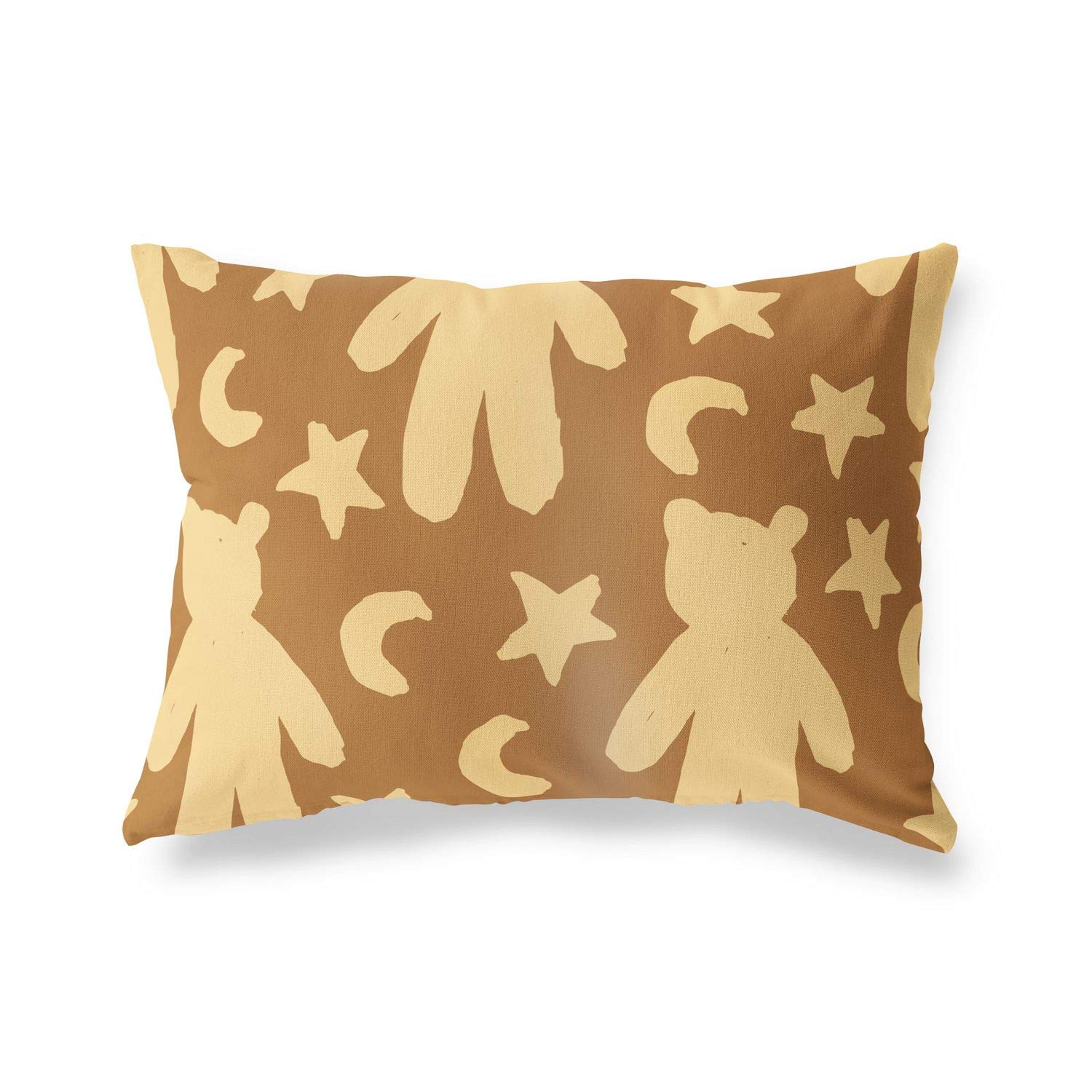 BonaMaison Decorative Cushion Cover, Brown Tones Throw Pillow Covers, Home Decorative Pillowcases for Livingroom, Sofa, Bedroom, Size: 45X60 Cm - Designed and Manufactured in Turkey