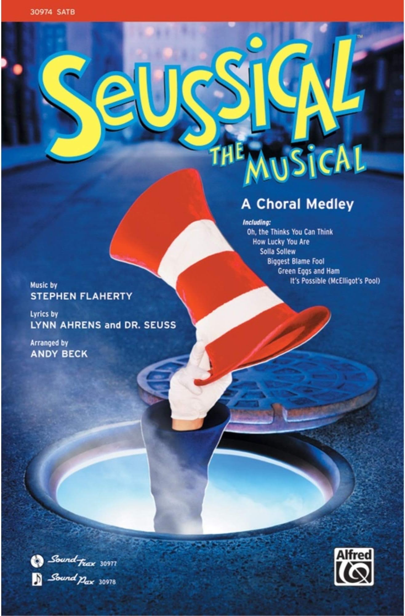 Alfred 00-30974 Seussical the Musical- A Choral Medley - Music Book