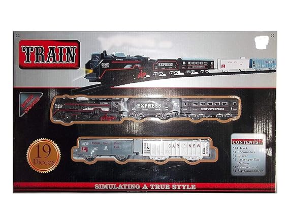 Kanku Toys Train Set Battery Operated Track Toy Train for Kids
