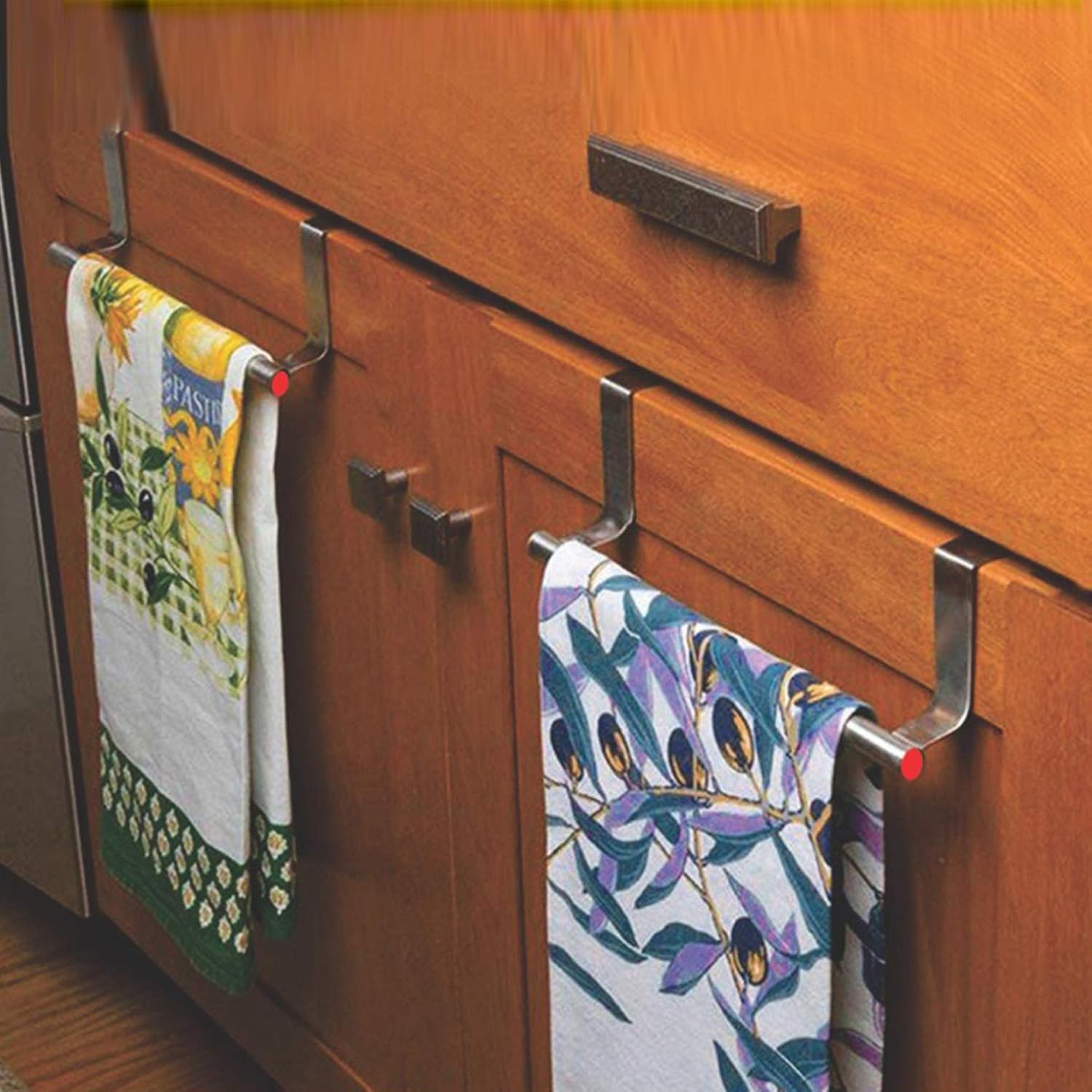 POGON Towel Bar Hanger Kitchen Hanger Hook Drawer Storage Adjustable