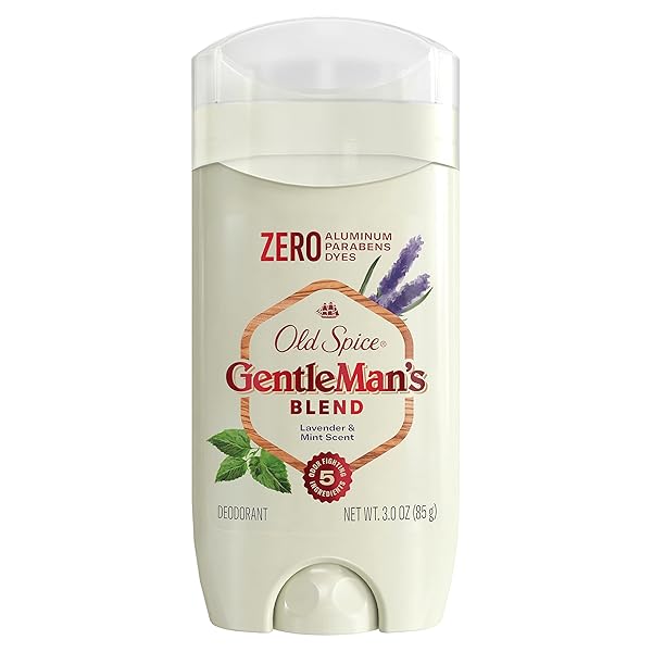 OLD SPICE, GENTLEMAN’S DEODORANT ALUMINUM FREE – LAVENDER & MINT, 3 OUNCE