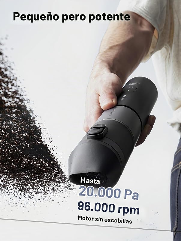 Aspirador de Carro Portátil, Potente Aspirador de Automóvel de 20.000 Pa
