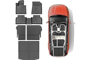 All Weather Floor Mats & Cargo Liner for Kia Sportage 2023-2025 2026(No Hybrid Models), Custom Fit 1st & 2nd Row with Trunk M