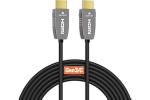 RUIPRO 8K HDMI Fiber Optic Cable CL2 Rated 25 Feet 48Gbps 8K60Hz 4K120Hz Dynamic HDR eARC HDCP2.2/2.3 for RTX4080/4090/3080/3090, Xbox S/X, PS5/4, AVR, Projector, LG/Samsung/Sony TV