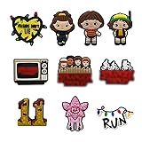 UIUO-UIPEU Horror Movie 10PCS Shoe Charms for Girls