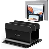 BESIGN LS13 Vertical Laptop Stand Holder for Desk, 4 in 1 Desktop Stand Holder for Laptops, Tablets, Smart Phones