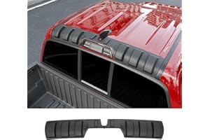 powoq Rear Roof Protector Compatible with 2016-2023 Toyota Tacoma Truck Cab Roof Protector TPE Rear Spoiler Replacement for 2016-2023 Toyota Tacoma Accessories