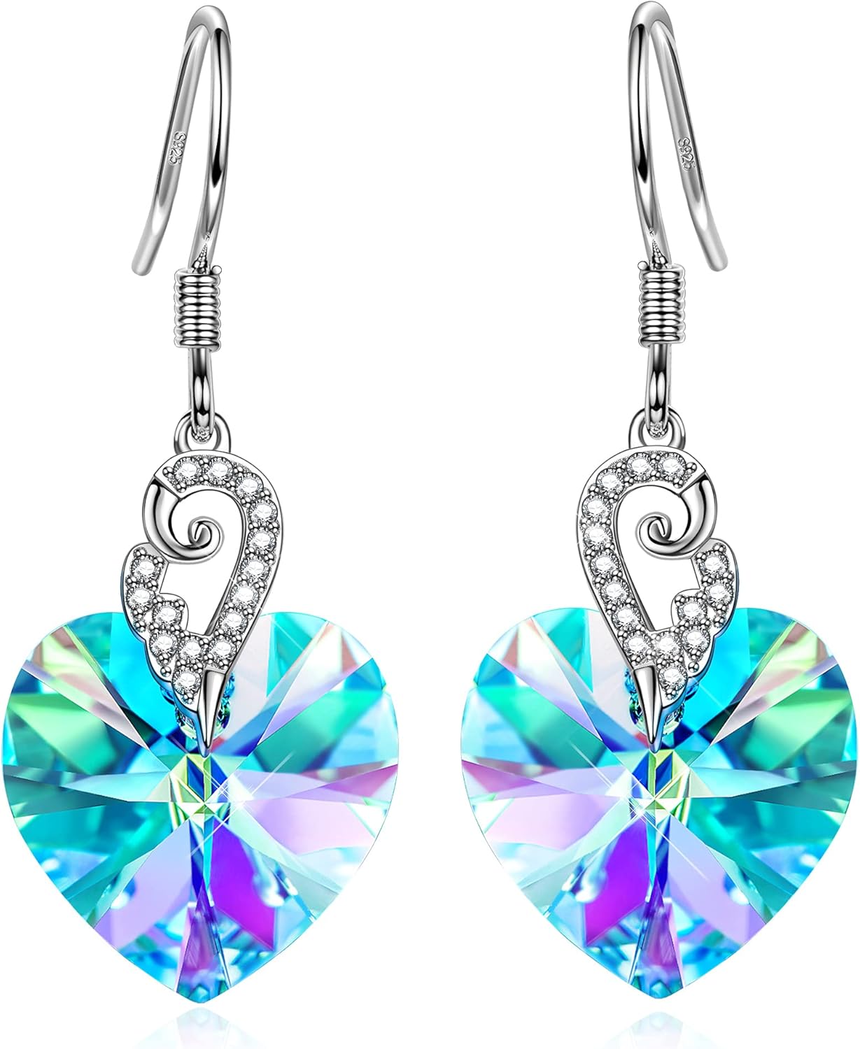 Kate Lynn Heart Earrings Gifts for Her Sterling Silver Earrings for