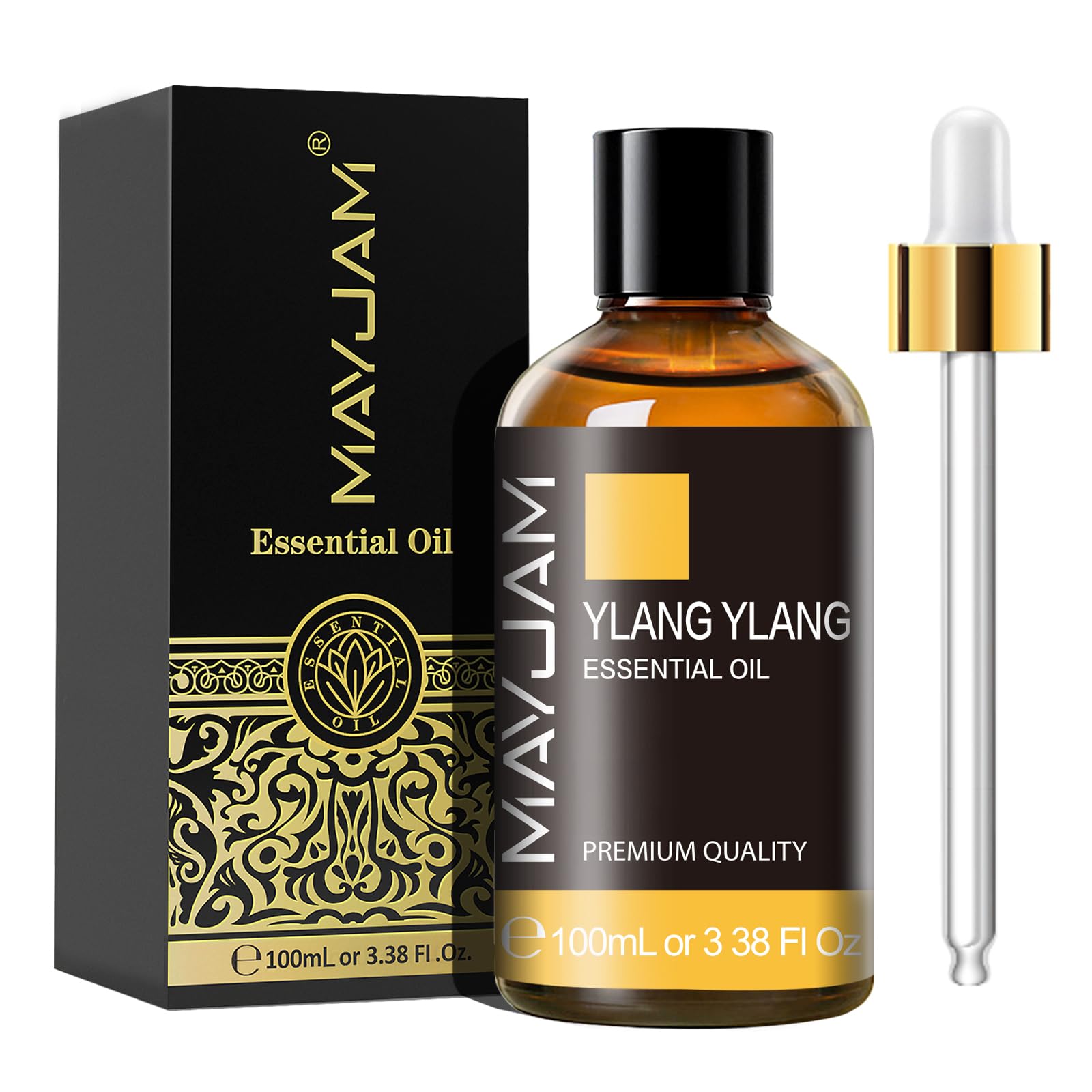 MAYJAM Ylang Ylang Essential Oil 100ML - Diffuser & Humidifier, DIY, Home & Office