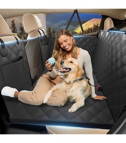 ECAPTROD Backseat Pet Bed Mat For Car, Non-Slip Dog Car Seat - View #10