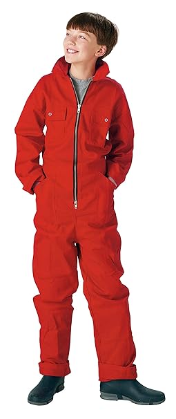 STØRVIK Kinder Unisex Overall Nicky 68-176 Rot - 100% Baumwolle Rallyekombi