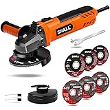 SHALL 7.5Amp 4-1/2 Inch Angle Grinder, 12000 RPM