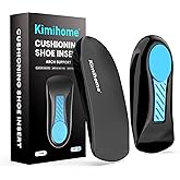 Kimihome Plantar Fasciitis Relief Insoles - 3/4 Anti-Slip & Arch Support Shoe Inserts - Heel Cups for Heel Pain Relief & Flat Feet & Heel Spur & Achilles Tendinitis - Women's 6-9, Men's 5-8
