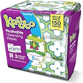 Kandoo Sensitive Flushable Wipes, 50 sheets, 3 count