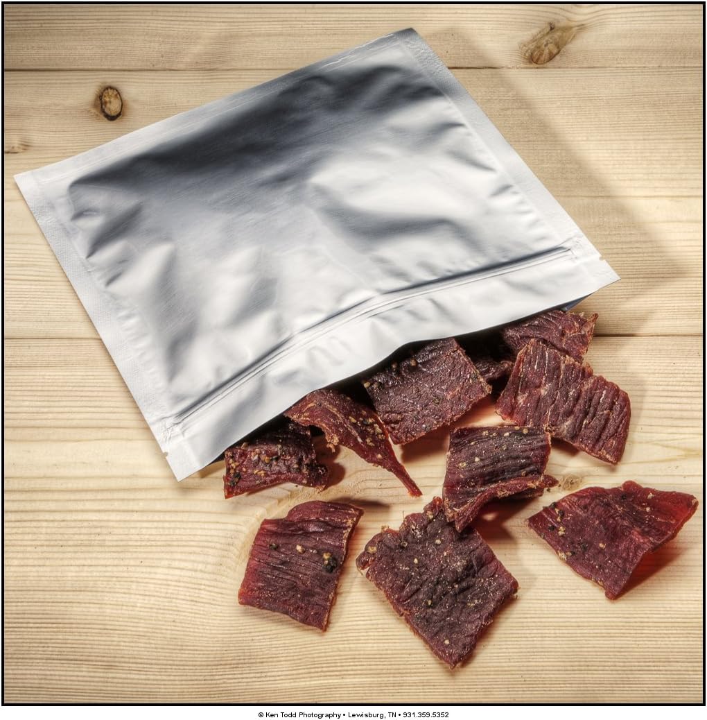 20-5 Mil 8.25" x 8.25" ShieldPro Genuine Odor-Proof 1-Quart Ziplock Zip Seal Mylar Bags for Long Term Food Storage