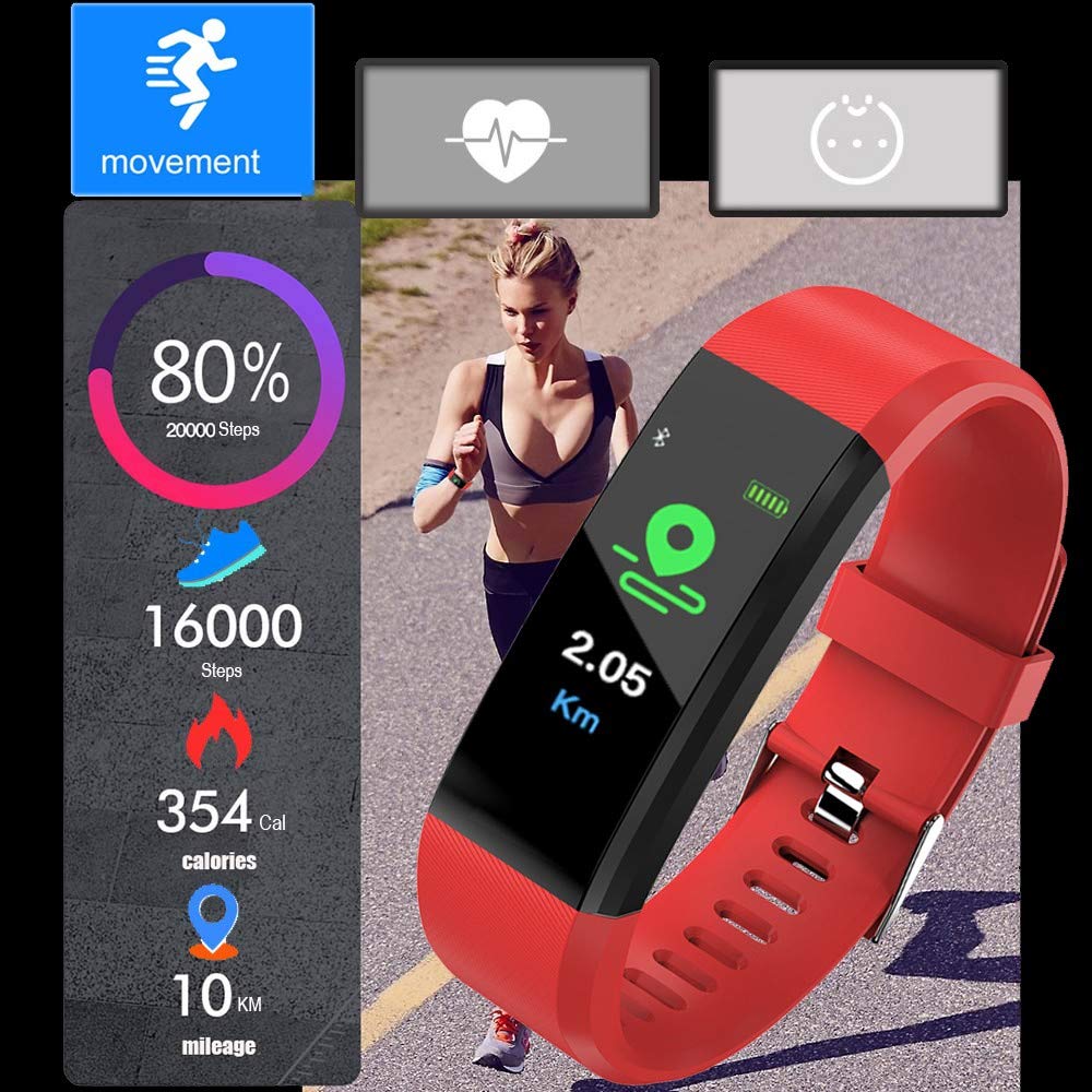UTHDELD Smartwatch Reloj Inteligente, Fitness, Ritmo Cardíaco ...
