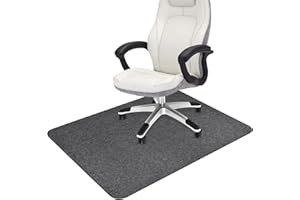 Placoot Office Chair Mat for Hardwood Floor, 55"x35" Computer Chair Mat, Desk Chair Mat, Large Anti-Slip Floor Protector for Home Office