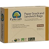 If You Care Sandwich Bags, Natural , 48 Count