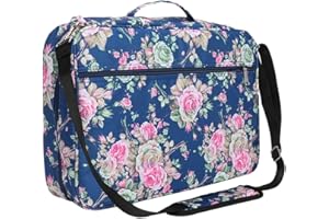 Vomgomfom Colored Pencil Case - Pencil Holder with Zipper Closure Twill Fabric Large Capacity Case for Watercolor Pens or Mar