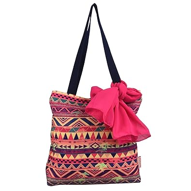 Nostaljia Girls Canvas Tote Bag (Multicolour)