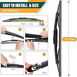 KVQ Windshield Wiper Blades Replacement for GMC