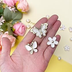 20Pcs Bling Plastic Shoe Charms for Clog Sandals