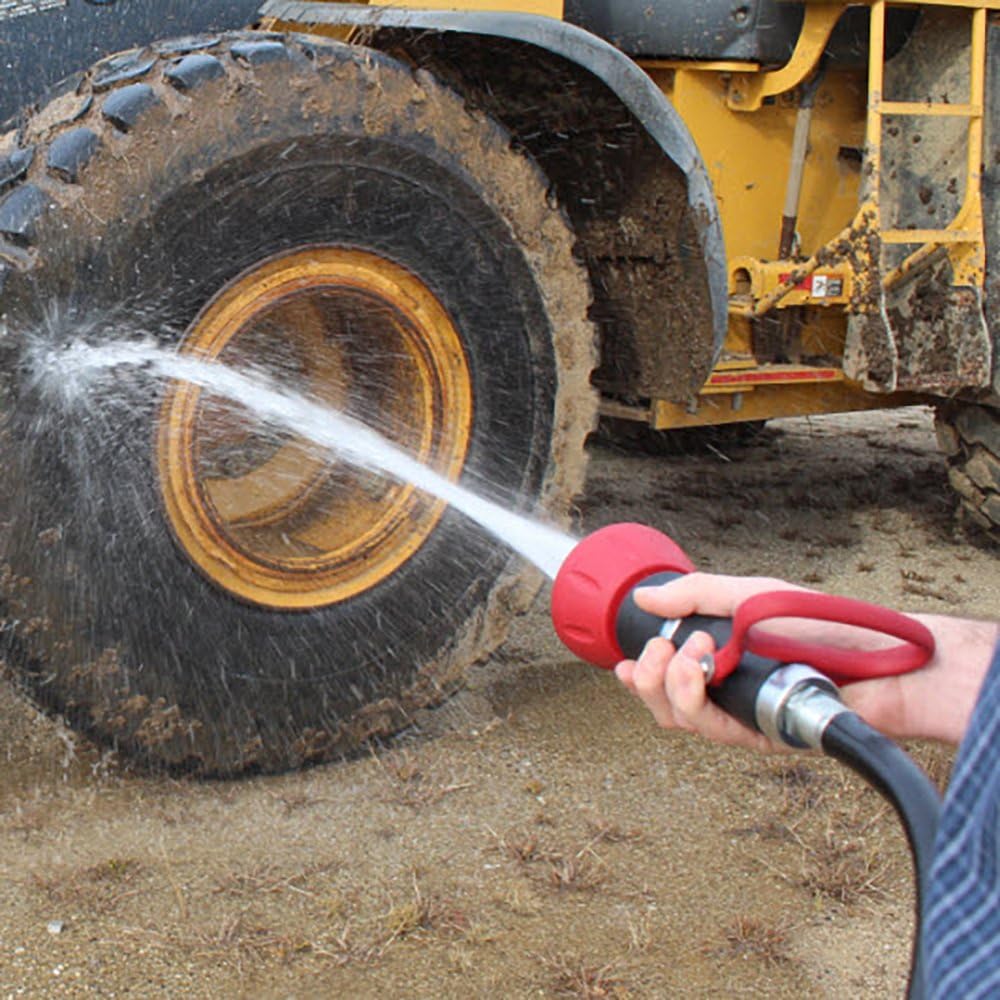 Gilmour 855032-1001 High-Pressure PRO Fireman's Spray Nozzle with Large, Red/Black : Watering Nozzles : Garden & Outdoor