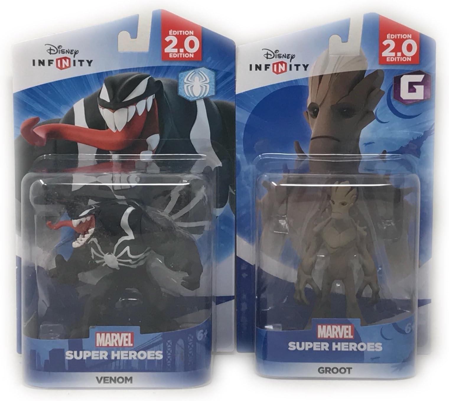 Disney Infinity Groot & Venom Figurines 2.0 Edition