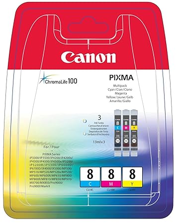 Canon 0621B029 Tintenpatronen cyan/magenta/gelb (3x13ml)