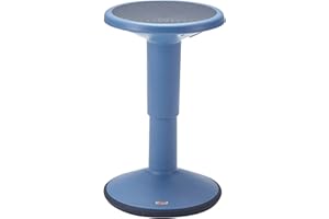 ECR4Kids SitWell Wobble Stool, Adjustable Height, Active Seating, Powder Blue