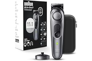 Braun All-in-One Men's Shaving Kit Series 7 7420, 11-in-1 Beard, Face, Nose, Ear Trimmer, Hair Clippers, Body Groomer and Manscaping, Holiday Gifts for Men