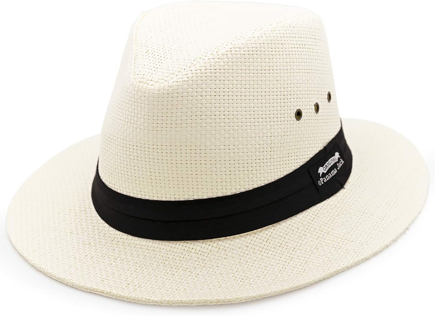 Panama Jack Men's Canvas Safari Sun Hat (Natural, Large) Amazon.ca