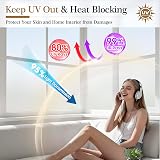 Lifetree Frosted Window Film Privacy 44.5×300 cm Non-Adhesive UV Blocker view 3