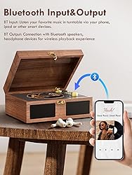 CD Player with Speakers Bluetooth Nostalgic