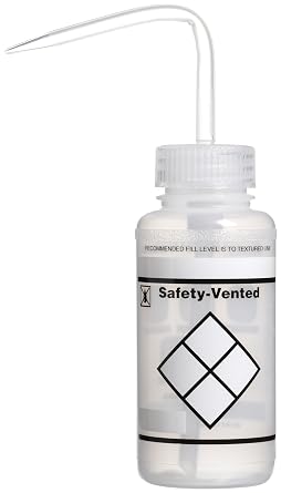 F11620-1000 53mm Closure Polyethylene Wash Bottles; Natural Polypropylene Cap Pack of 3 Bel-Art Wide-Mouth 1000ml 32oz