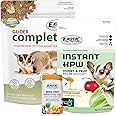 Sugar Glider Complete Deluxe Food Starter Package - Nutritionally Complete Pellet Diet & High Protein Supplemental Food for Sugar Gliders… (3 Piece Set)