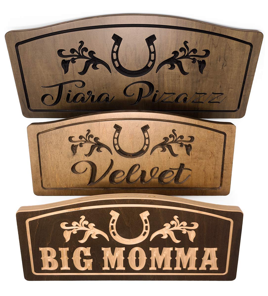 Personalized Handmade Horse Stall Sign Custom wood signs