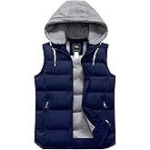 ZSHOW Women's Outerwear Vest Hooded Puffer Vest Padded Winter Vest Jacket