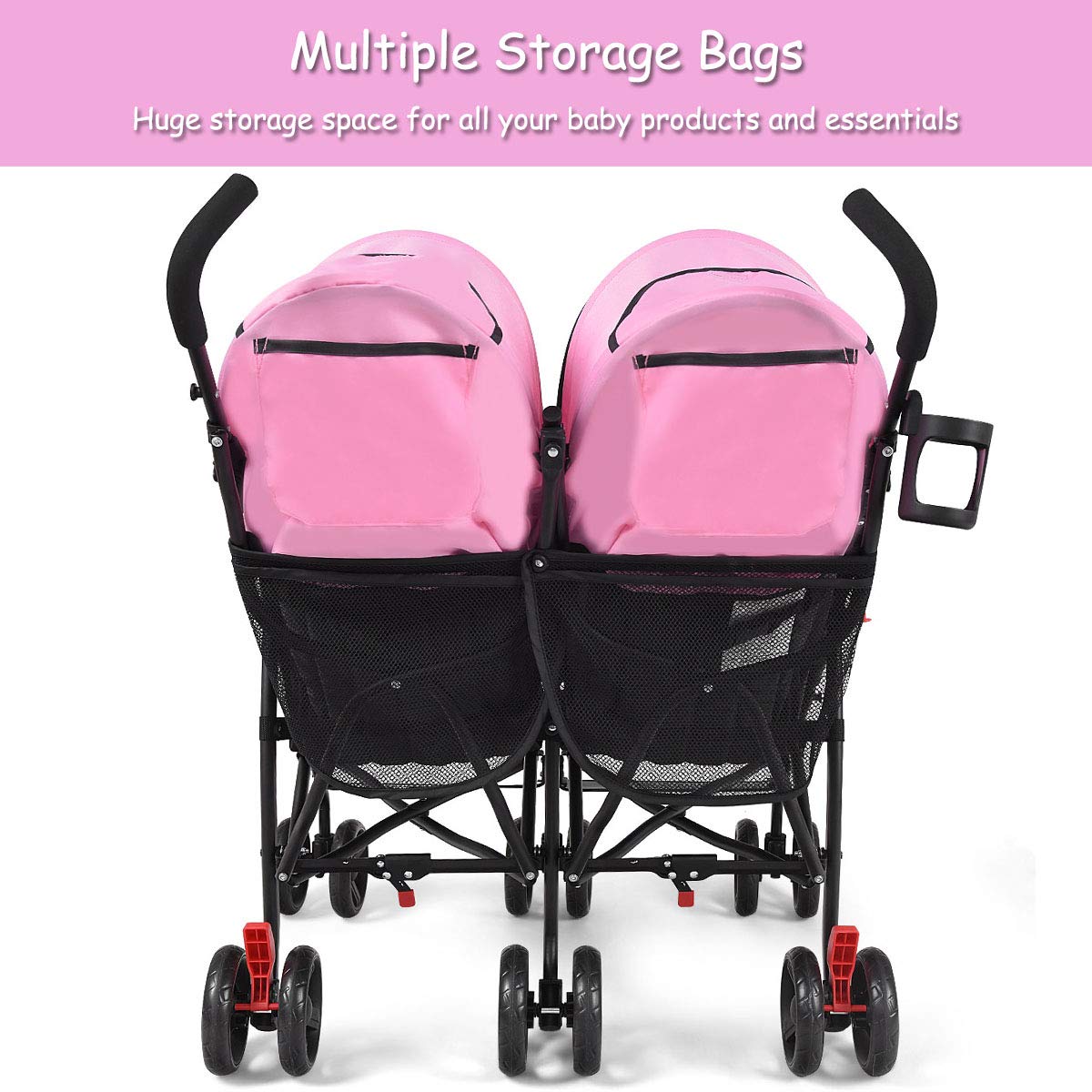 honey joy double stroller