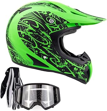 Green atv helmet Clearance