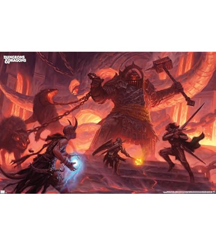 Dungeons and Dragons - Battle Wall Poster : Amazon.ca: Home