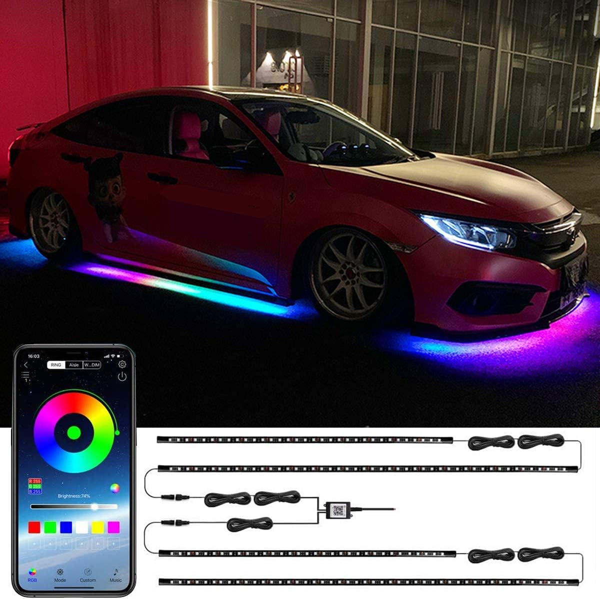 Features Specification Dream Color Chasing Mode App Control 16 Million Colors High Light Brightness And Uniformity 210 Modes Adjust The Brightness And Speed Sync To Music A Total Of 250pcs Led 18 Leds Ft Instead Of 9 Or 12 Leds Of Other Brands