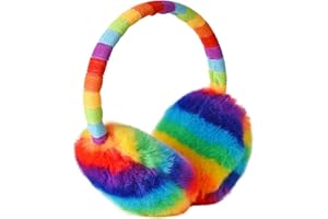 BUTITNOW Kids Knit Earmuffs Soft Plush Comfortable Winter Outdoor Ear Warmers for Boys Girls Age 4-16 Years