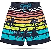 KAILUA SURF Boys' Swim Trunks Quick Dry Board Shorts with Mesh Liner, Sizes 2T-18/20