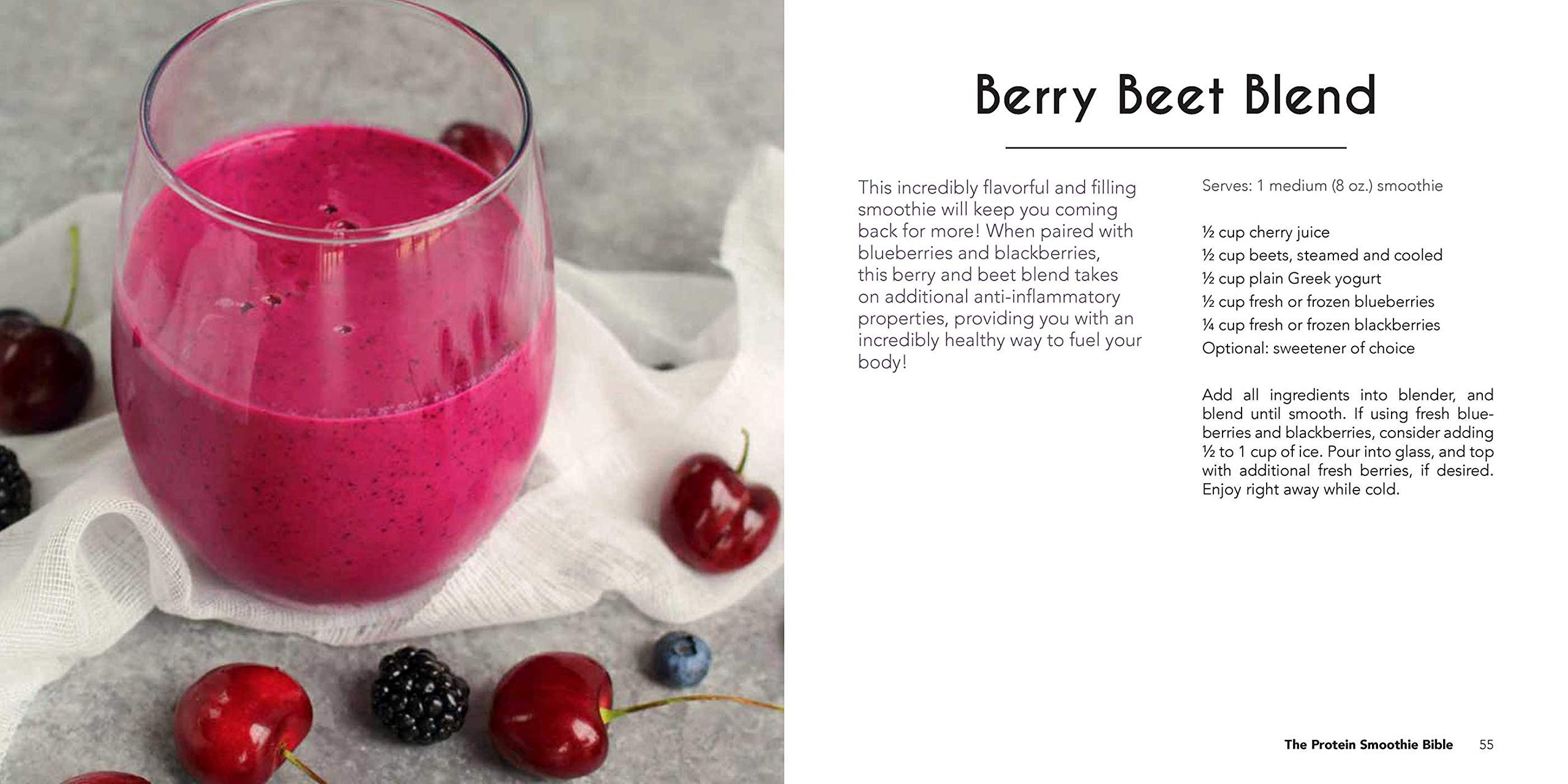 The Protein Smoothie Bible: Fuel Your Body, Energize Your Body, and Lose Weight